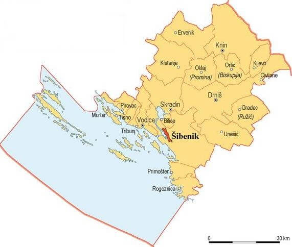 Sibenik-Knin County Sibenik-Knin County